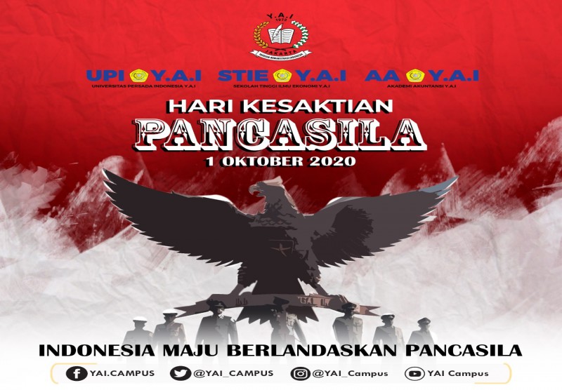 Selamat Hari Kesaktian Pancasila 01 Oktober 2020!