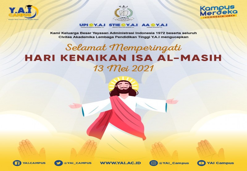 Selamat Memperingati Hari Kenaikan Isa Al-Masih 13 Mei 2021