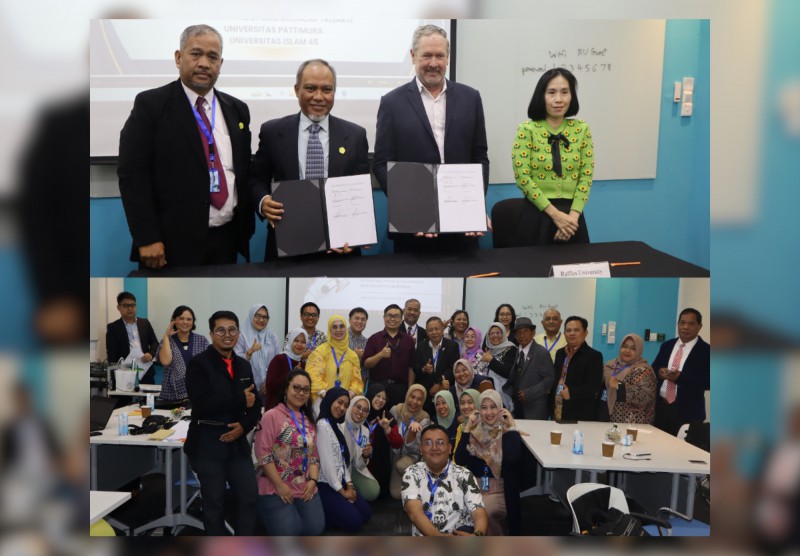 UPI Y.A.I Perkuat Kolaborasi Internasional melalui Penandatanganan MoU dengan Raffles University, Malaysia