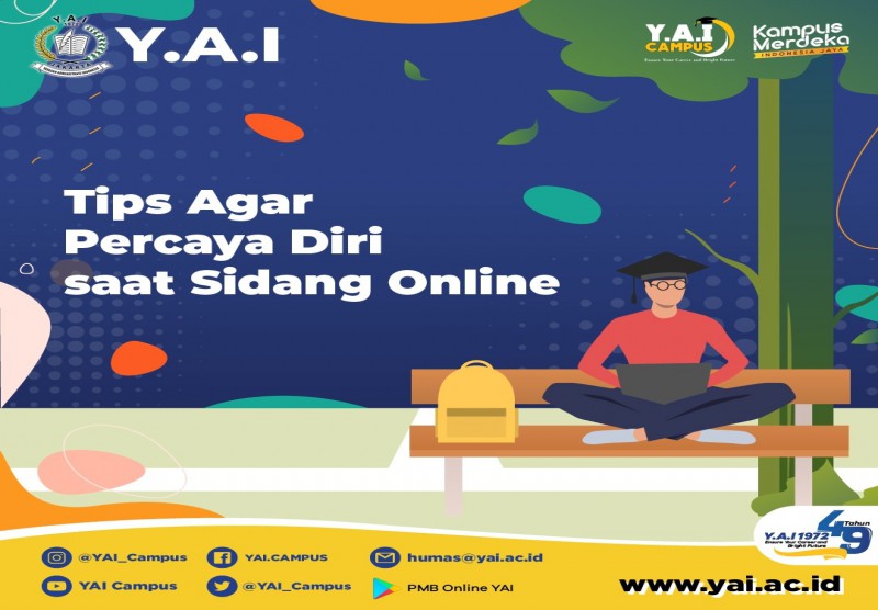 Tips Agar Percaya Diri Saat Sidang Online