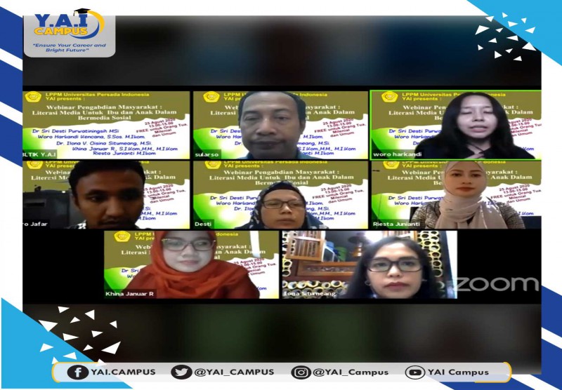 Webinar "Literasi Media untuk Ibu dan Anak"