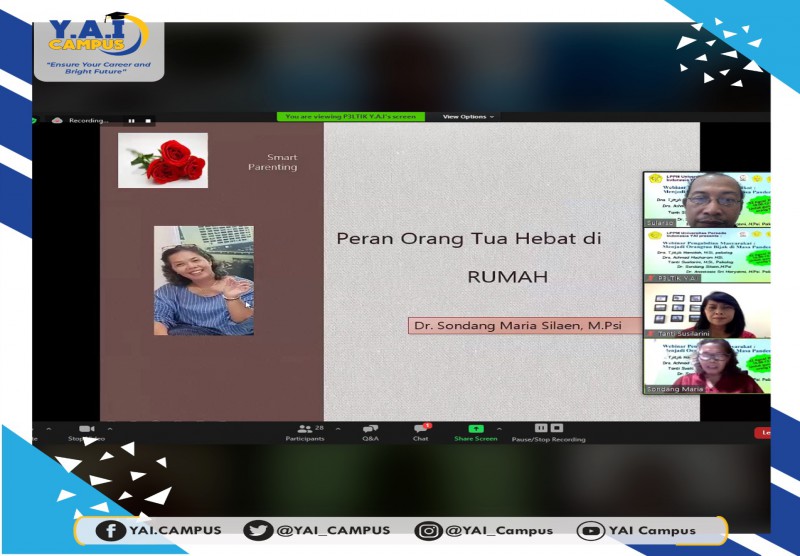 Webinar "Menjadi Orang Tua Bijak di Masa Pandemi"